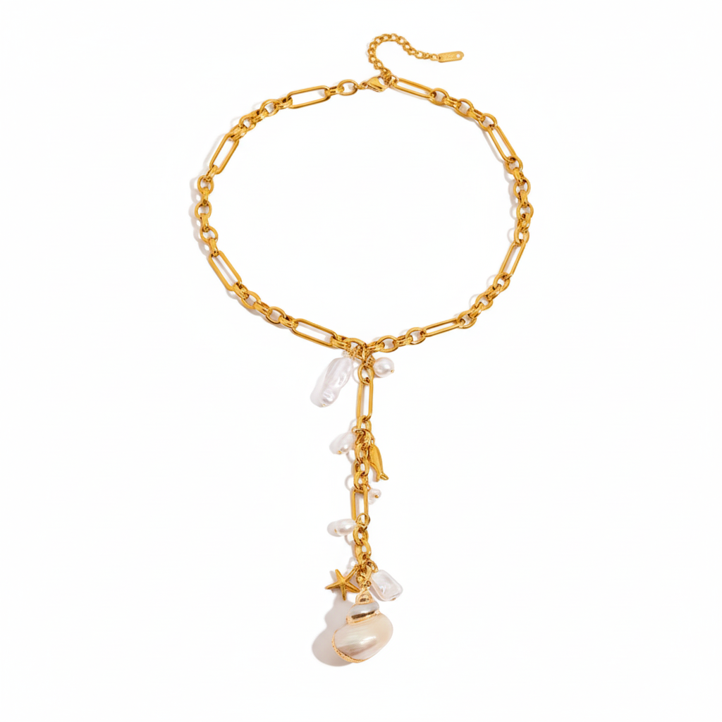 Collar de Perlas y Estrella de Mar