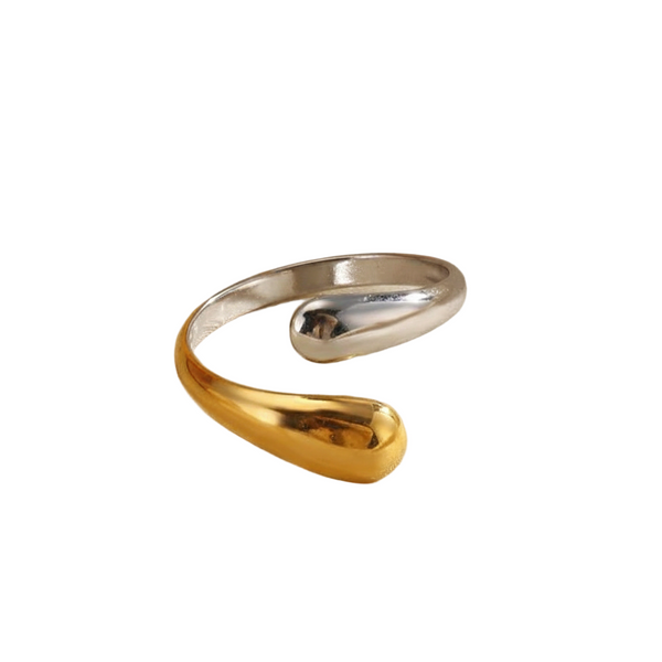 Anillo Onda Bicolor