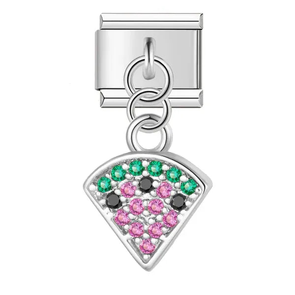 Charm Colgante Sandía con Cristales