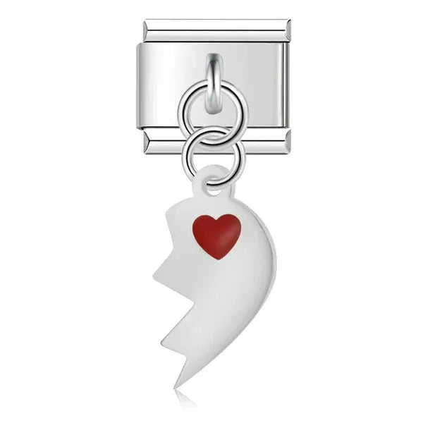 Charm Colgante Corazón Roto 2