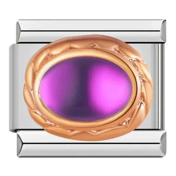 Charm Ovalado Morado