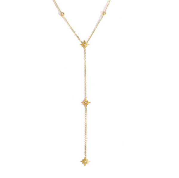 Collar Lariat Estrellas