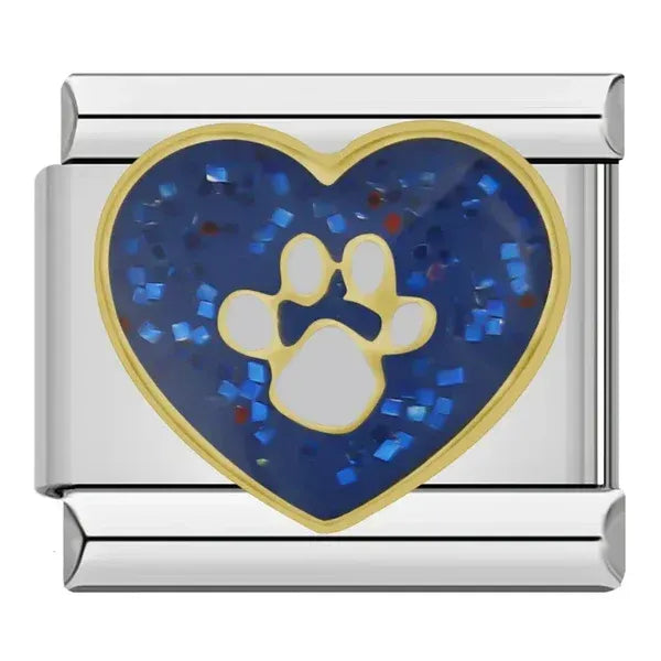 Charm Corazón Huella Mascota