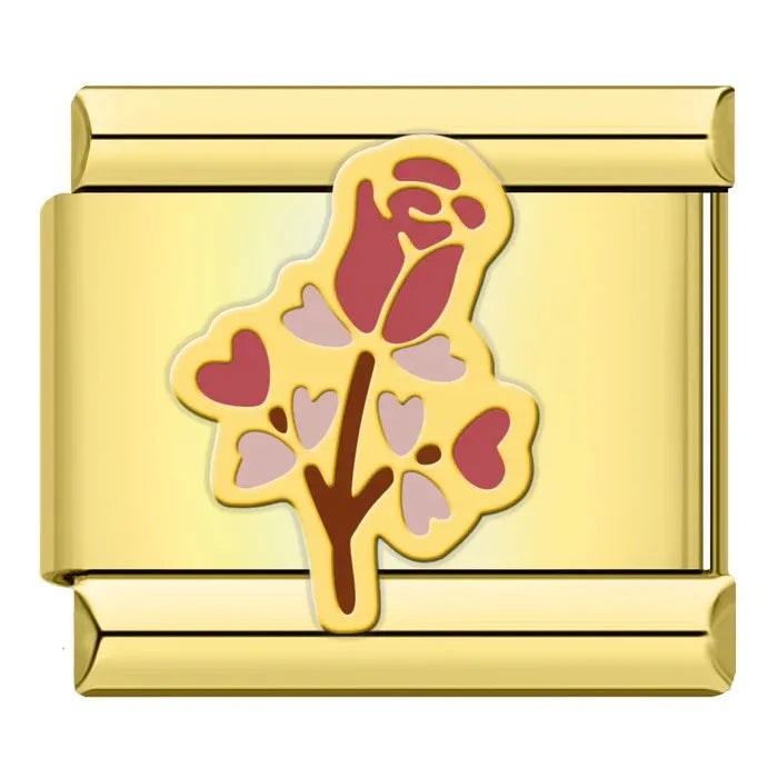 Charm Flor de Corazones