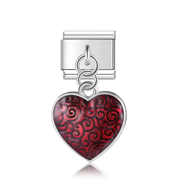 Charm Colgante Corazón Rojo