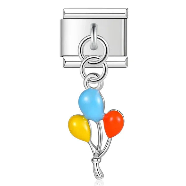 Charm Colgante Globos Coloridos