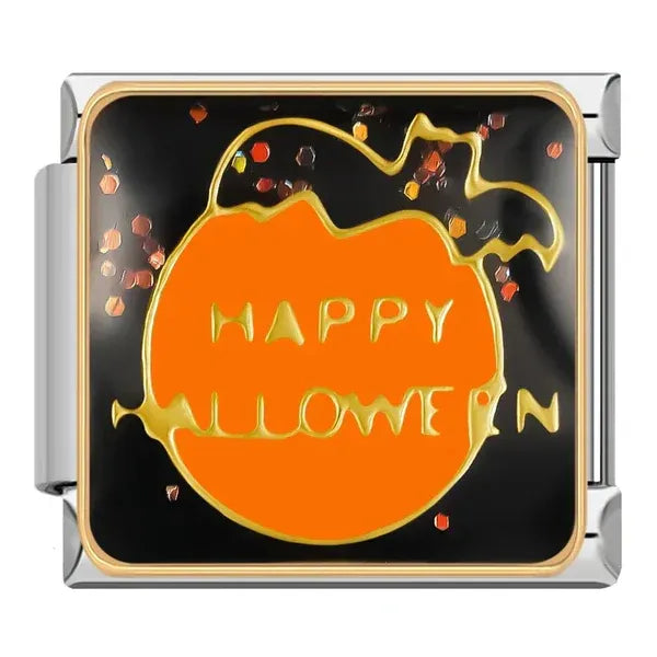 Charm Calabaza Happy Halloween