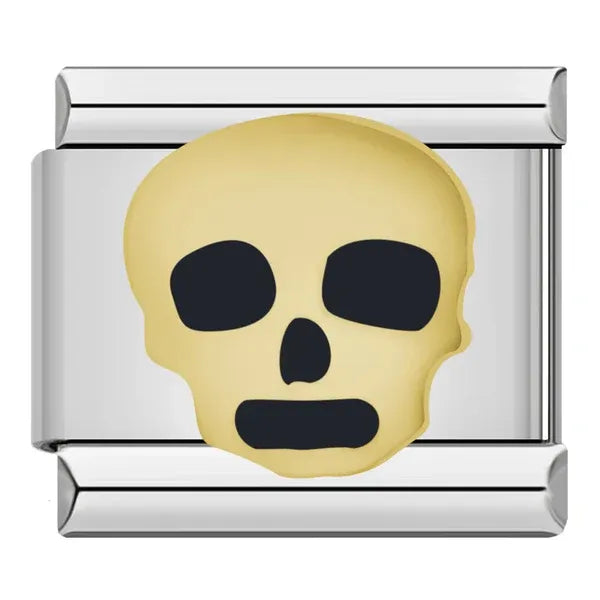 Charm Calavera Dorada