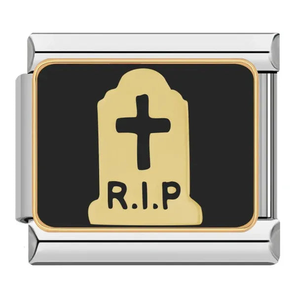 Charm Lápida R.I.P.