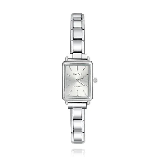 🎁 Reloj Milano Plata – Edición Cristal (100% off)