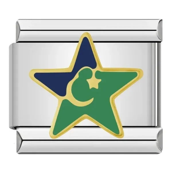 Charm Estrella Luna Creciente