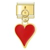 Charm colgante Corazon rojo
