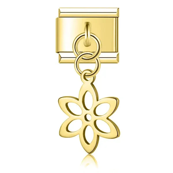Charm Flor de 6 Pétalos