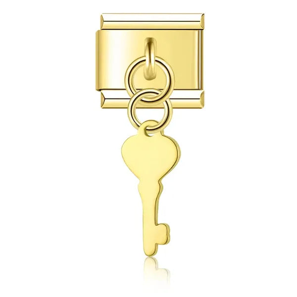 Charm Llave con Corazón