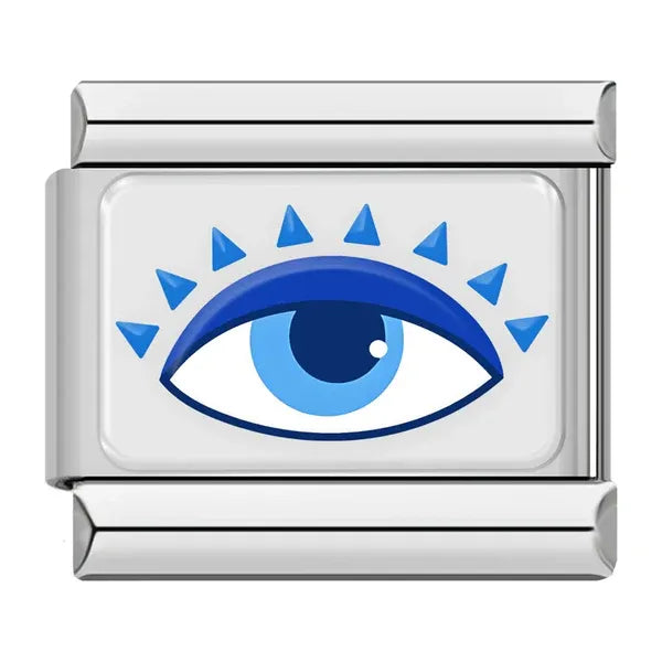 Charm Ojo Turco con Rayos Azules