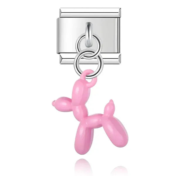 Charm Perrito Globo Colgante