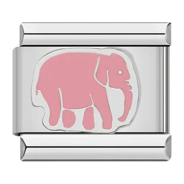Charm Elefante Rosa