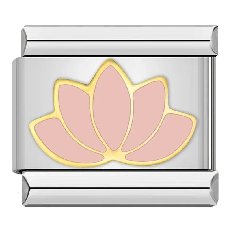 Charm Flor de Loto Rosa