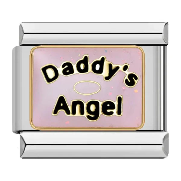 Charm Daddy's Angel Rosa