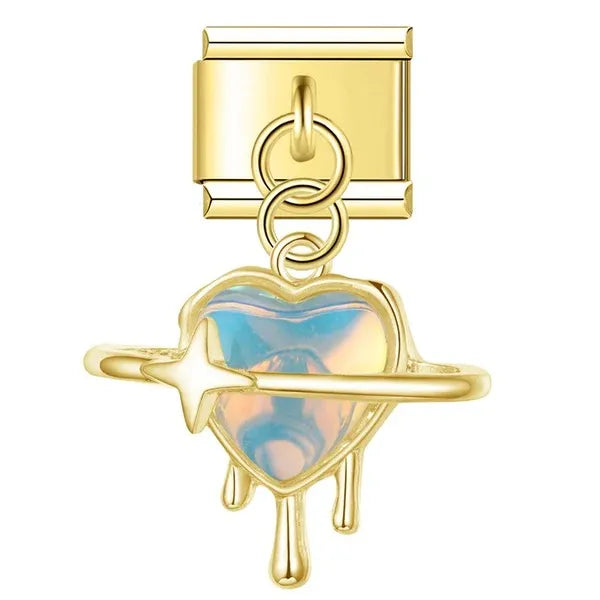 Charm Corazón Saturno