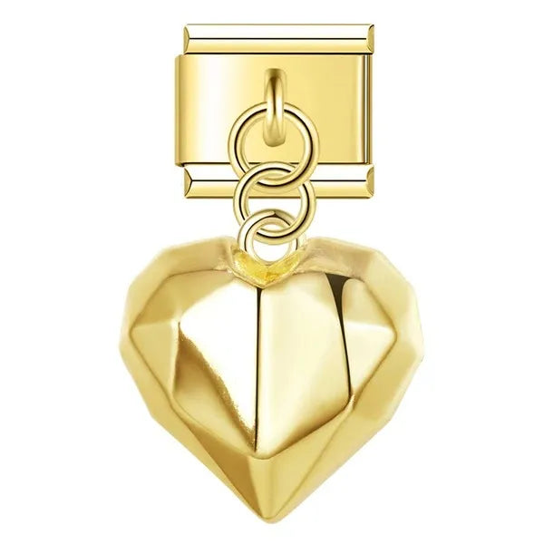 Charm Corazón Diamante