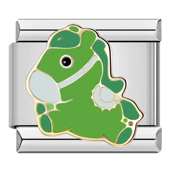 Charm Dinosaurio Verde Tierno